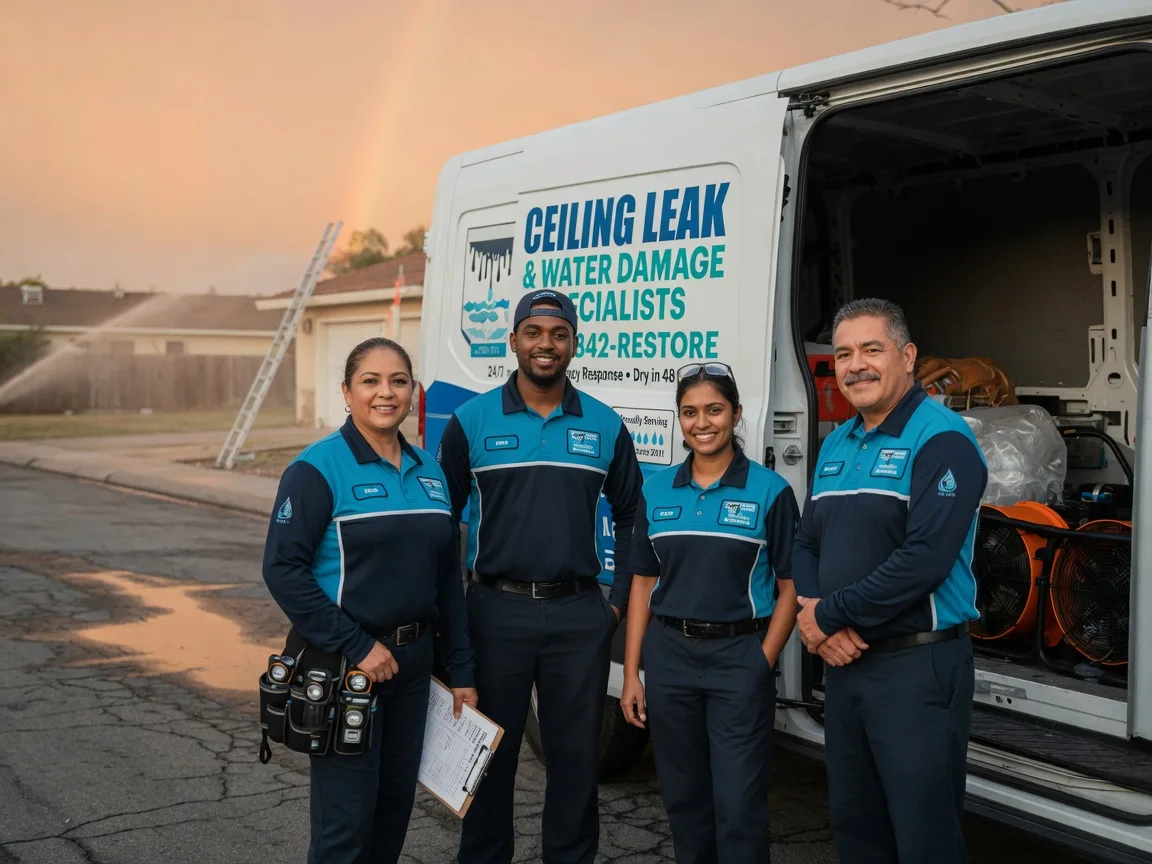 Ceiling Leak Cleanup company in Huntington, VT